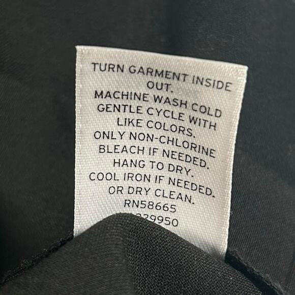 Nordstrom Halogen Quinn Fit Womens Sz 10 Black Dress Pants Trouser Bootcut Work - Picture 15 of 15